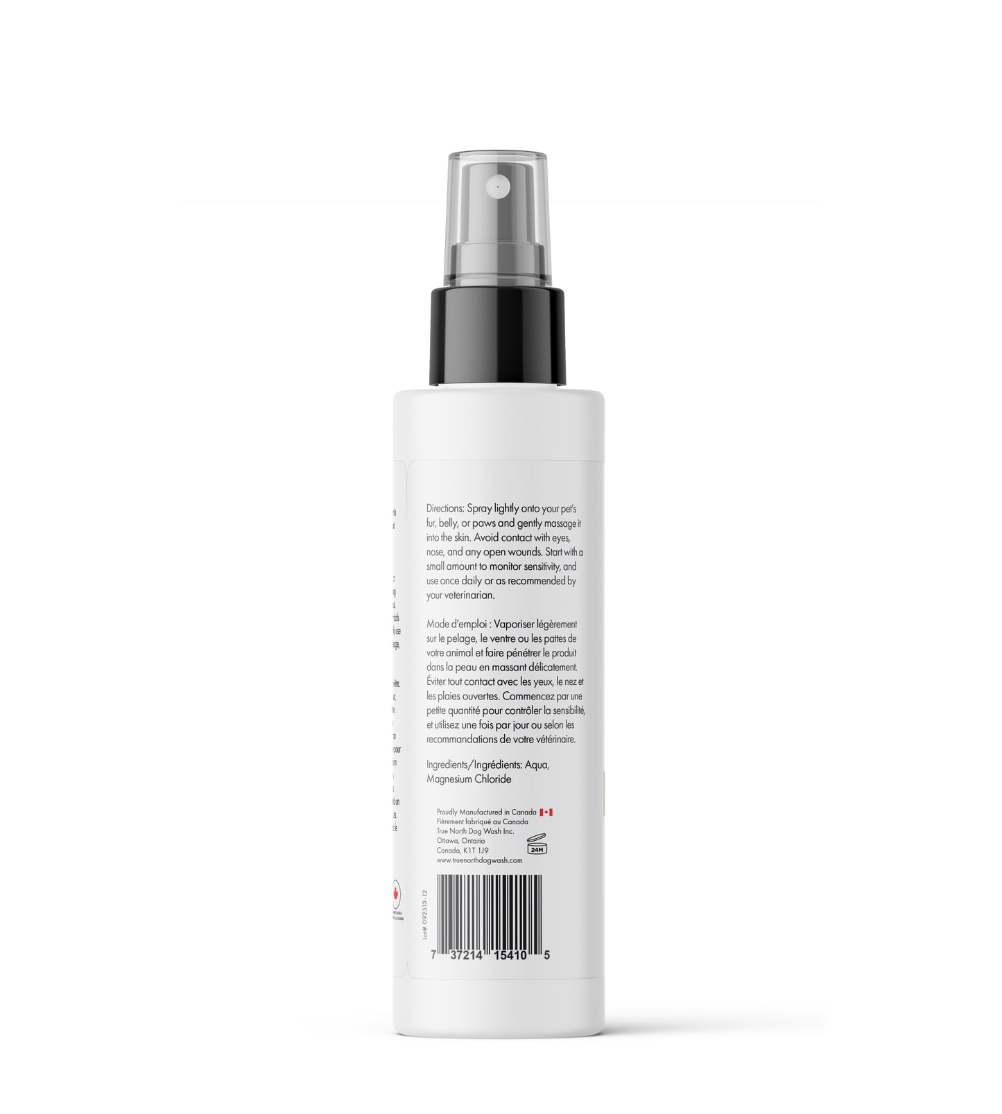 Unscented Organic Magnesium Spray