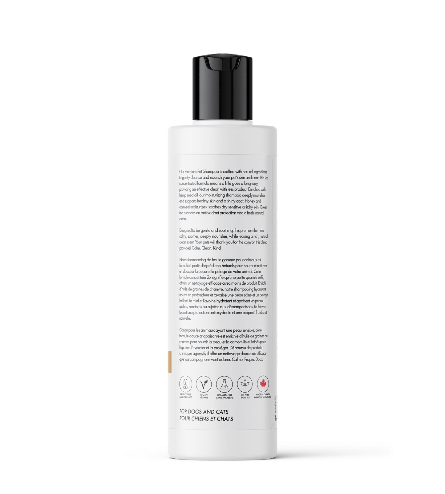 Honey & Oatmeal Organic Pet Shampoo