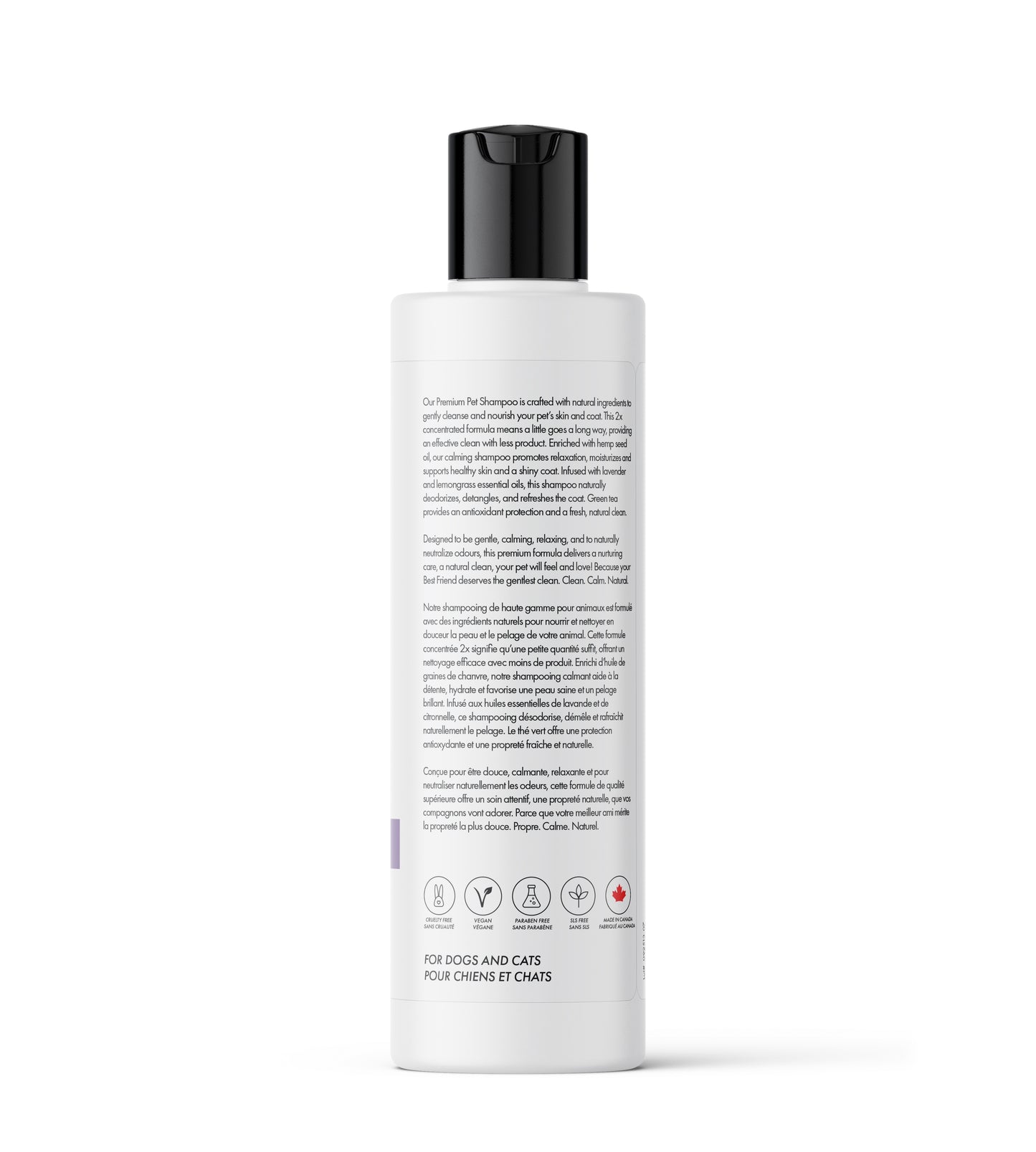Lavender & Lemongrass Organic Pet Shampoo